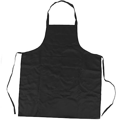 Ciieeo Delantal De Lona Para Chef Sin Mangas Poliéster Diseño Halter Con Bolsillos Para Cocina y Cafetería