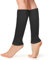 AUYAO Gestrickte Beinstulpen Damen Winter Stulpen Y2K Crochet Stricken Lose Beinwärmer Lange Leg Warmers Gothic Punk Thermo Gestrickte JK Socken Legwarmers 90er Kawaii Häkelstulpen (Schwarz, 41*8.5cm)