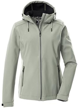 killtec Women's Softshell Outdoor Jacket with Zip-Off Hood