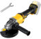 Meuleuse d'angle sans fil pour batterie Dewalt 18 V/20 V, 125 mm 10 000 tr/min, outil de meulage sans balais avec arbre M14, meuleuse à batterie à 3 vitesses pour couper, meuler et polir (simple)