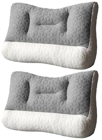 Ergonomisches Tiefschlafkissen zur Linderung von Schlafapnoe, orthopädisches Nackenstützkissen für Komfort und Ausrichtung, ideal für erholsamen Schlaf und Linderung von Nackenschmerzen.