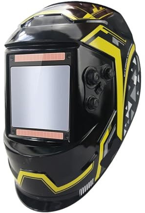 Big View Eara 4 Arc Sensor DIN5-DIN13 Solar Auto Darkening TIG MIG Grinding True Color Welding Mask/Welder Cap/Welding Helmet(True Color)