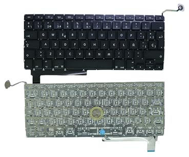 Teclado de portátil para Apple MacBook Pro A1286 15 2009 2010 2011 2012 Sin retroiluminación Diseño en español