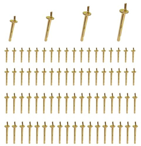 ZHYUAN 100 Stück Deckennagel, M6*40, M6*50, M6*60, M6*70, Metallschlagdübel, Deckendübel,Deckenanker Metallschlagdübel, Deckendübel Beton, zur Befestigung in gerissenem und ungerissenem Beton
