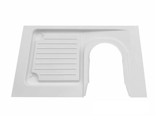 Left Hand Shower Tray – Fits Thetford C223 & C224 Toilets – 1160 × 695 × 50 mm Trim-to-Fit Acrylic ABS Campervan, Caravan & Motorhome Shower Base