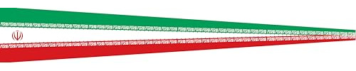 Bandera de Irán – Bandera en verde, blanco y rojo, 60 x 40 cm