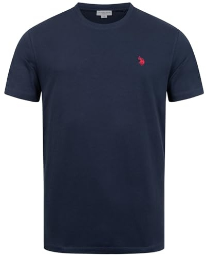 U.S. POLO ASSN. Herren T-Shirt (S-3XL) 100% Baumwolle, Rundhals, Kurzarm, Basic - P030