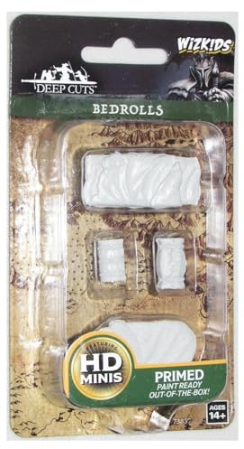 WizKids Deep Cuts Unpainted Miniatures - Bedrolls (6 Units)