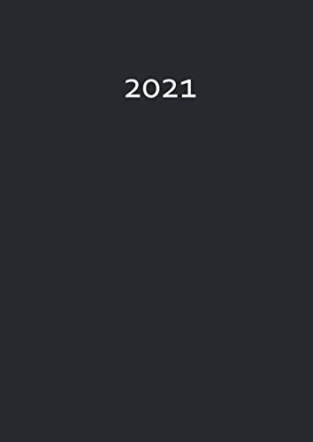 2021: dicker TageBuch Kalender - BLACK (schwarz) - gebundene Ausgabe -Business-Planer - Endlich genug Platz für dein Leben! 1 Tag = 1 A4 Seite