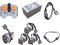 Power Functions Set, Motor Set with High Speed Motor, Remote Control, Battery Box, Compatible with Many Models
