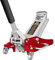 BIG RED TAM815016LR Torin hydraulischer Wagenheber mit niedrigem Profil, Aluminium und Stahl, mit Doppelkolben-Schnellhebepumpe, 1,5 Tonnen (1,4 kg) Kapazität, Rot