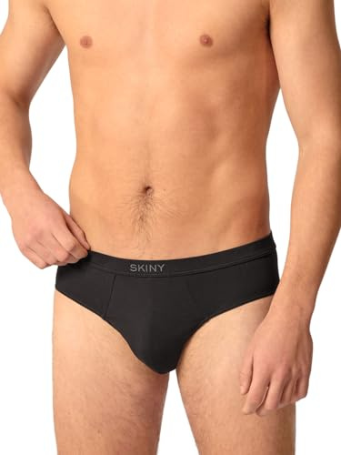SKINY Cotton Fresh Slip, Schwarz, XXL Herren, Schwarz, XXL