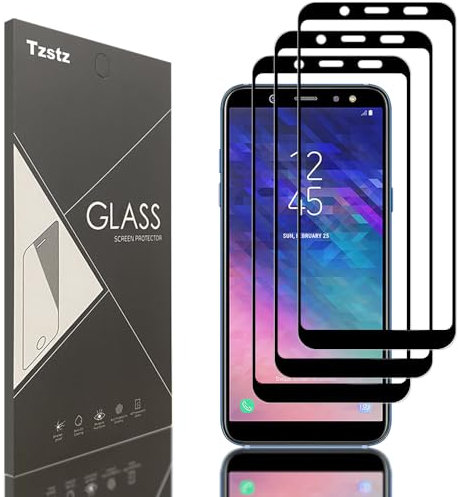 Tzstz 3 Pièces Verre Trempé Protecteur,pour Samsung Galaxy A6 2018/A8 2018/J6,Dureté 9H,Anti Rayures,Samsung Galaxy A6 2018A8 2018/J6 D'écran Protecteur