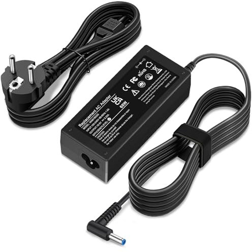 Chargeur pour Ordinateur Portable HP 65 W 19,5 V 3,33 A pour HP Chromebook 14, 13, 11 Series Notebook PC, HP Pavilion x360 série 15, 17 Stream 11, 13, 14, 15 Portable PC Alimentation Adaptateur