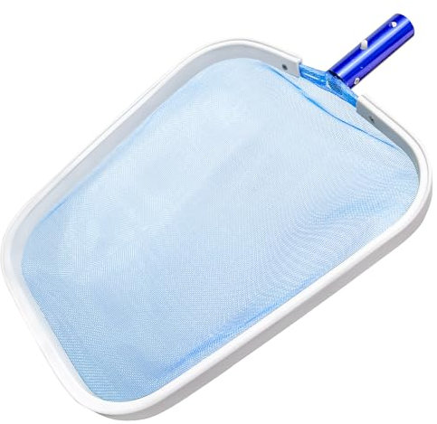 Bseical Red para piscina de malla fina de 40 x 32 cm, red estable para estanque grande, accesorios de limpieza para piscina, recogedor de algas, accesorios para limpieza de piscinas, accesorios para