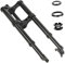 WWERTYY Fatbike-Federgabel, 20 Zoll, BMX, E-Bike, umgekehrte Gabel, Federweg 120 mm, Doppelschulter-Federgabel, QR 135 x 9 mm, gerades Rohr, Vorderradgabel