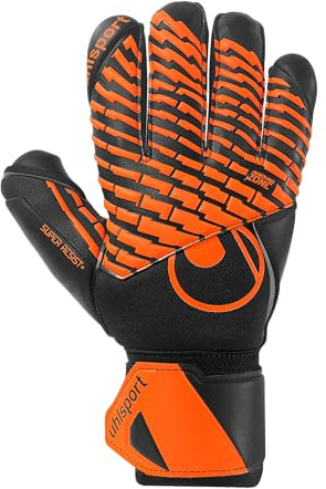 uhlsport Super Resist+ Durable Goalkeeper Gloves for Artificial Grass and Hard Pitch