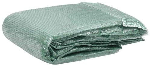 HOMTAKIE Couverture de Remplacement de Serre Housse de Rechange de Serre Filet d'Ombrage Tissu pour Maison de Plantes (9 m²) 300x300x200 cm Vert