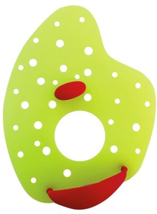 MANTA PADDLE Palette Nuoto Piscina – Palette Nuoto Professionali per Allenamento Forza e Tecnica, Forma Asimmetrica con Fori, 3 Taglie