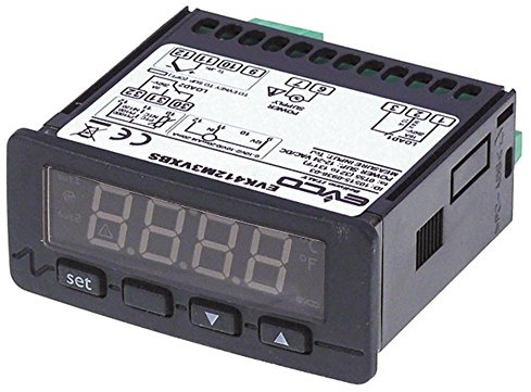 EVCO - Every Control EVK412 Elektronikregler für Emmepi für NTC/PTC/Pt100/Pt1000/TC(J,K)/mV/mA fühlerabhängig°C AC/DC EVK412M3VXBS