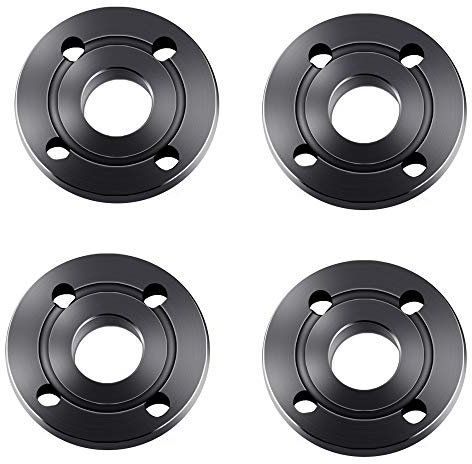 Podoy Angle Grinder Outer Lock Nut for Compatible with Makita Dewalt Milwaukee Bosch Black & Decker Ryobi 5/8-11 Fits All 4-1/2 (4 Pack)