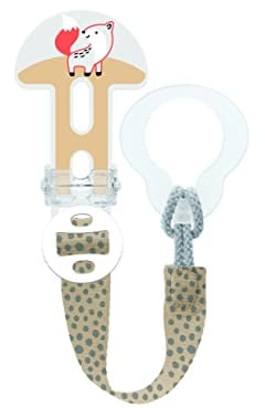 MAM Pacifier Adjustable Length Adjustable Teat Cover Washable Neutral Pack of 1 Assorted
