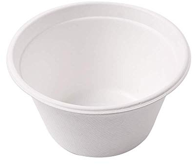 García de Pou - 50 unidades - Boles 'Bionic' 360 Ml Ø 11,6X6,3 Cm Blanco Bagazo