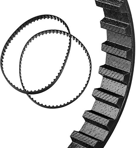 Band Saw Drive Belts Set Fits - 9 Inch Mastercraft 55-6719-6 Band Saw - High Strength Rubber Belts - Replacement Drive Belt - Made In The USA - Toothed Drive Belt