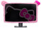 Kakurookie 27-34 Zoll Computer Monitor Schutzhülle mit Katzenohren Design Cute Pink Monitor Staubschutz mit Pelz Design Elastisch Staubdicht Geeignet für PC Tablet TV (27-34 Zoll)