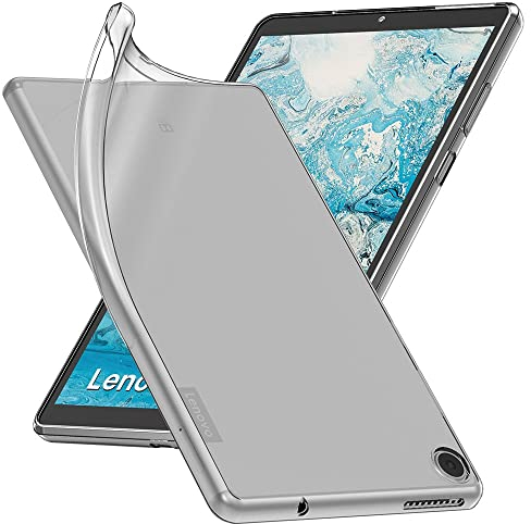 ebestStar - Cover per Lenovo Tab M8 2021 (3rd gen), M8 HD 2019, Custodia Silicone Trasparente, Protezione TPU Antiurto, Morbida Sottile Slim, Trasparente