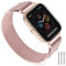 Bracelet pour Amazfit GTS/GTS 2/GTS 2 Mini/GTS 2e/GTS 3, 20mm Maille Acier Inoxydable Double Magnétique Bracelet pour Amazfit GTR 42mm/ Bip/Bip Lite/Bip S/Bip U/U Pro/Bip S Lite/Galaxy Watch 4
