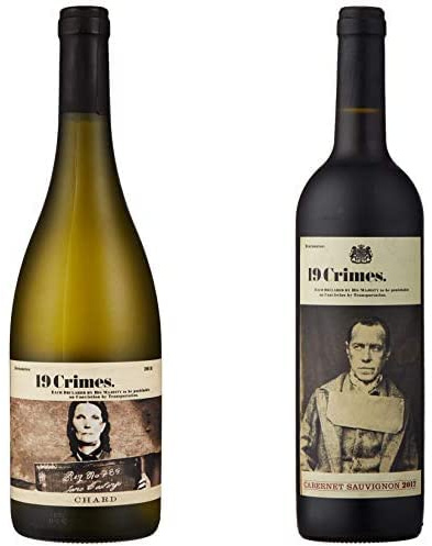19 Crimes Chardonnay 750 ml, 19 Crimes Cabernet Sauvignon, 750 ml