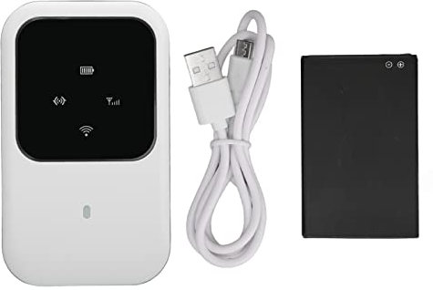 Elprico Ruta WiFi 4G Portátil, Punto de Acceso WiFi Móvil 4G LTE Enrutador Móvil WiFi Móvil con Pantalla LED para Viajes en Coche Al Aire Libre