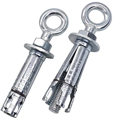 SKIR'CO (2 pezzi) Bullone a occhiello Shield Anchor M10, Bulloni ad occhiello ad espansione, Ancoraggio per calcestruzzo