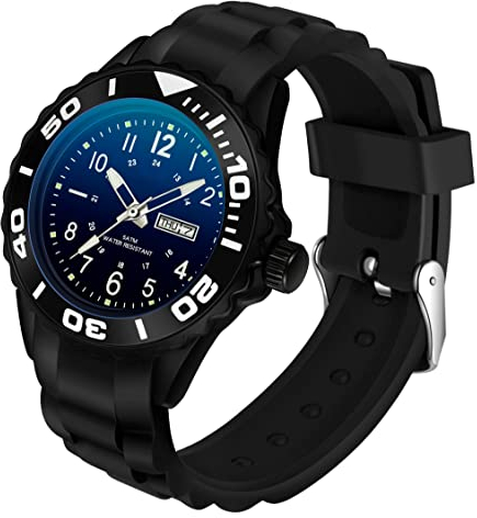 Uhr Damen Armbanduhr Mädchen Damenuhren Armbanduhr Jungen 5ATM Wasserdicht Damenarmbanduhr Damenuhr mit Silikonarmband Analog Quarz Woche Süße Farbe Buntfarbig Kinderuhr Junge Kinder Uhren für Jungs