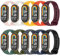 Xisair 10 Armbänder Kompatibel mit Xiaomi Smart Band 10/9/8 Silikon Armband Sportband, Atmungsaktiv und Wasserdicht Ersatzband für MiBand 8/9/10
