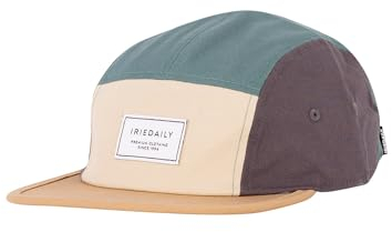 IRIEDAILY Millenio 5 Panel Cap, Beryl Grey, One Size