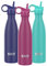 SHO Stainless Steel Water Bottle with Straw and Screw Lid - Leakproof, BPA Free, No Sweat, Vacuum Insulated Double Walled Metal Flask, 500ml - Original 2.0-12 Hours Hot 24 Hours Cold (500ml, Berry)