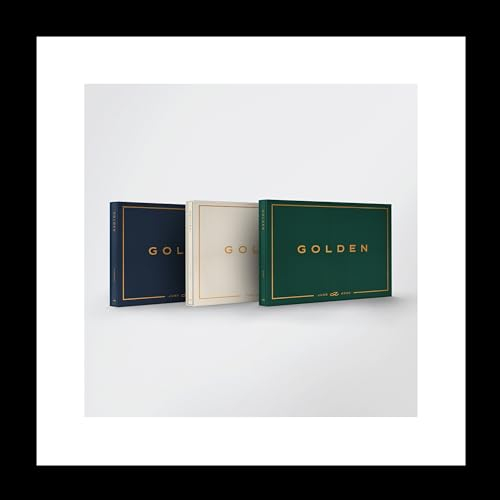 BTS JUNGKOOK GOLDEN 1st Solo Album Contents+Photobook+Photocard+Tracking Jung Kook (Standard Random Version)