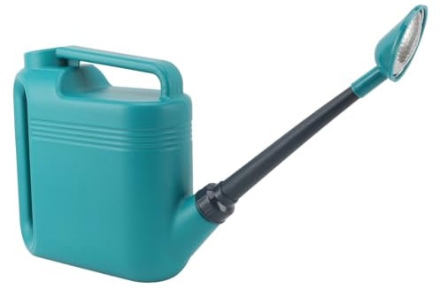 Gießkanne mit Langem Auslauf, 5L, für Blumen, Gemüse und Gartenpflanzen, Gewächshaus