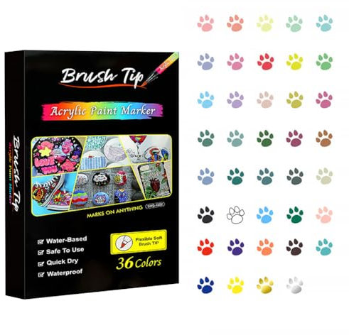 Asudaro Dog Nail Polish Pen Quick Dry, Dog Nail Polish Pet Paint Pen,Pet Paint Pen Set Easy to Remove Pet Beauty Accessories