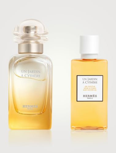 Hermes Un Jardin A Cythere 2-teiliges Set für Damen, Eau de Toilette, Spray Body Shower Gel 1,53 Fl Oz