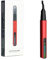 Levigatrice alternativa, penna abrasiva elettrica, testa in plastica, penna abrasiva a ricarica rapida USB, con 8 testine abrasive, per modellini Gundam, strumenti artigianali fai da te (rosso)