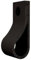 Handles and more - 4 x Ledergriffe für Möbel - Schwarz - Größe M 19 cm - inkl. 3 Schraubenfarben - Schrankgriffe Leder - Türgriffe Leder - Ledergriffe für Schuhschrank & Schublade - Lederschlaufen