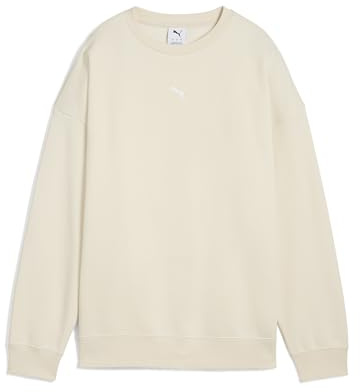 PUMA Mädchen Oversized Crew FL Sweatshirt, Alpine Snow, 158 EU