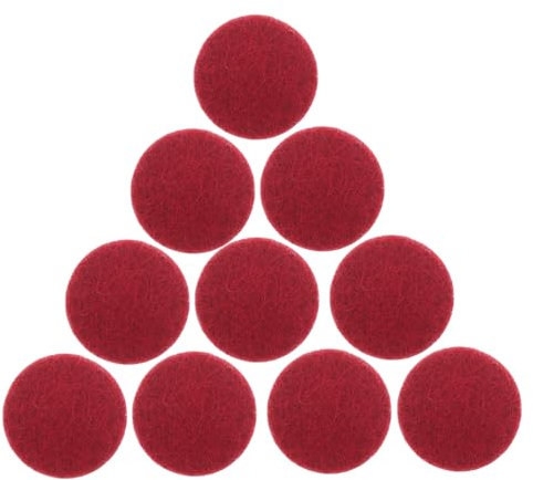 FRCOLOR 100stücke Runde Aromatherapie-diffusor-Pads Aus Faserigem Baumwollvlies Hohe Ölaufnahme Kompakt Wiederverwendbar Für Auto Raumduft Vielseitig Einsetzbar Angenehme Duftfreisetzung