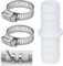 YXL Washing Machine Waste Pipe Connector with Clips, Waste Pipe Extension Attachment Proof for Washing Machine Dishwasher Outlet Drain Hose