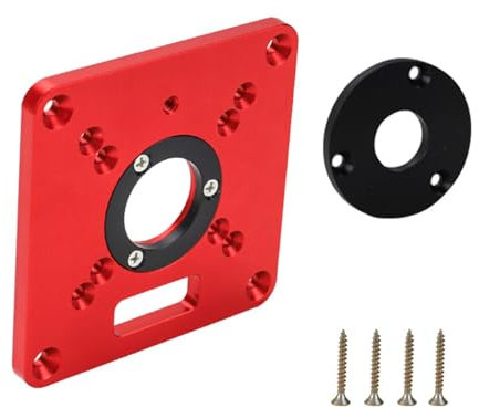 Placa de inserción de mesa de enrutador de aluminio, máquina de recortar, tablero de volteo, accesorio de máquina de grabado para carpintería