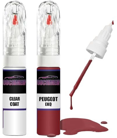 Kit de retouche de peinture transparente pour Peugeot Rouge Lucifer Ekq