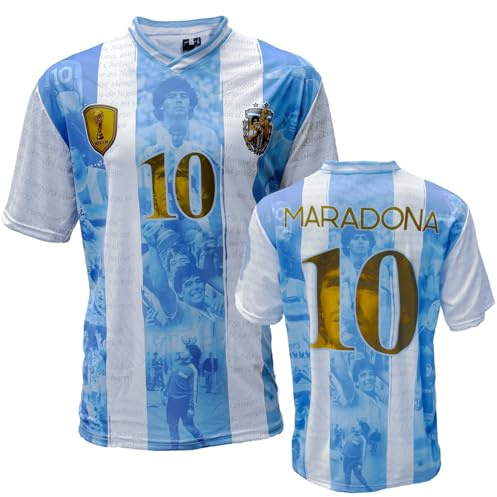Men's Official Replica Diego Armando Maradona - El Pibe de Oro Football Jersey Argentina